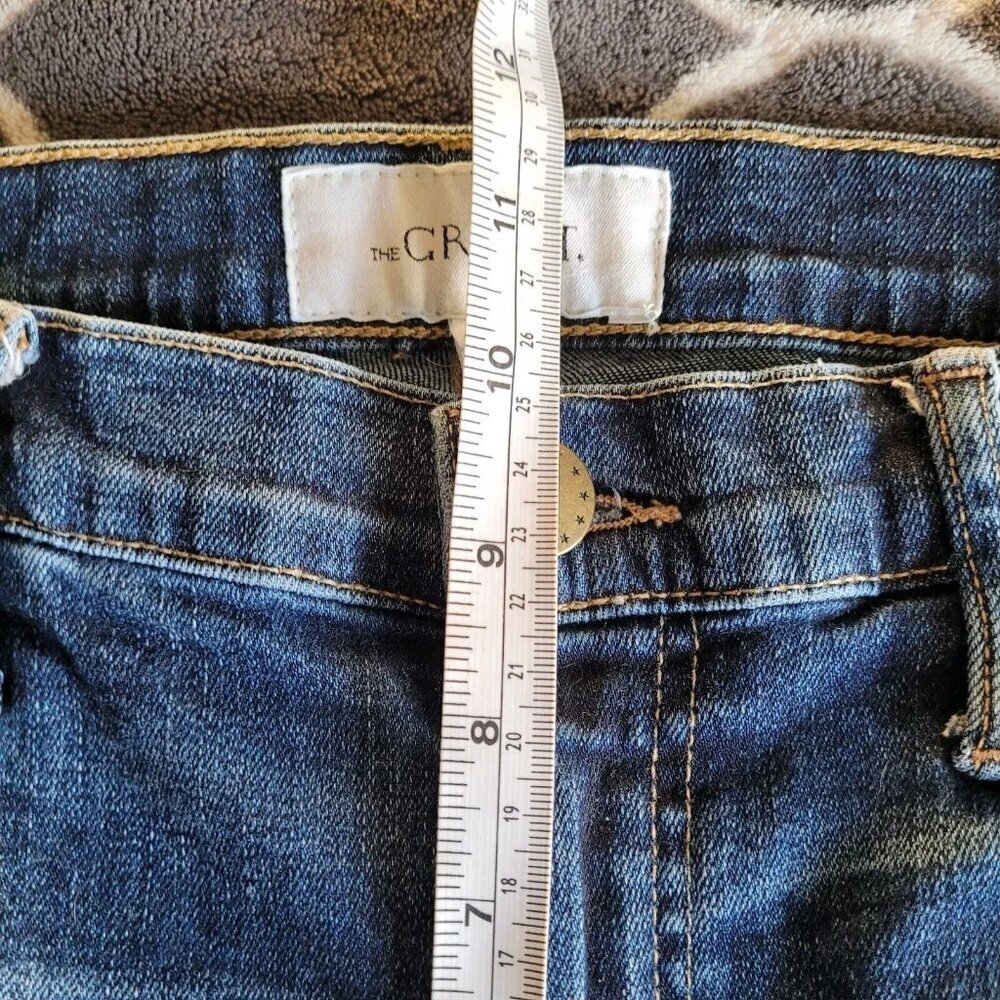 The Great The Almost Skinny Jeans Size 27 Blue Dark Wash High Rise Stretchy - Picture 6 of 9